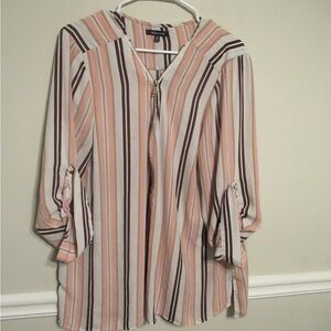 New Look Women Multicolor Striped Top